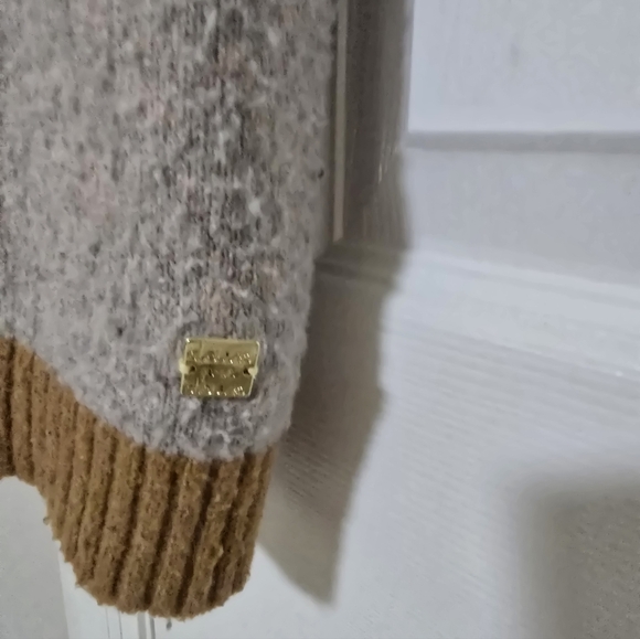 Deux par Deux Gray Dress with Pink and Brown Accents - Picture 8 of 9